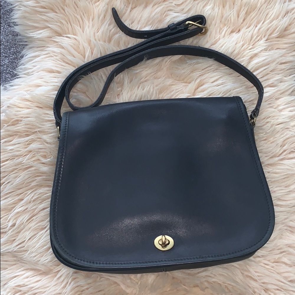 Vintage Coach Handbag - All Leather!
